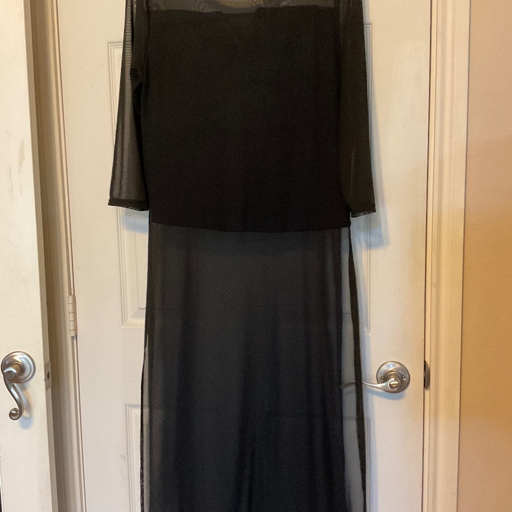 Long sheer tunic